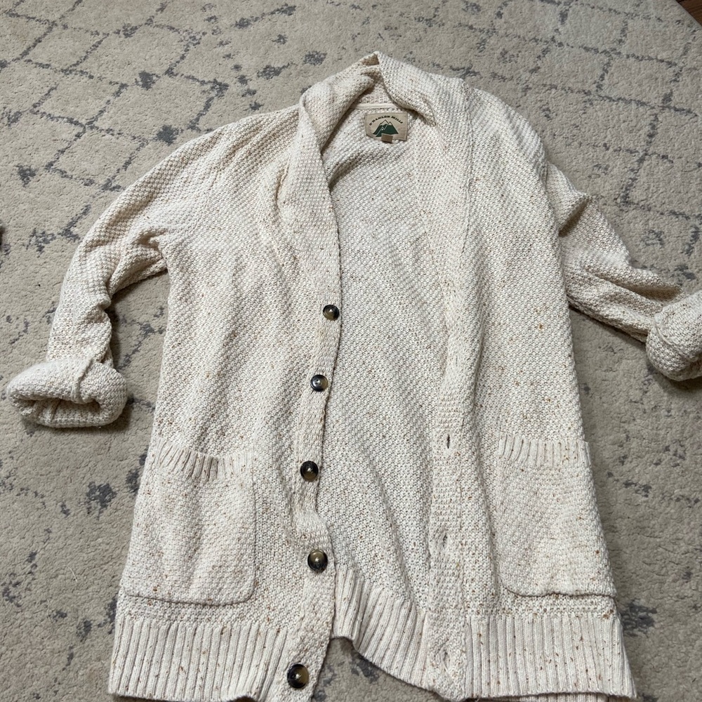 Men’s slouchy cardigan sweater